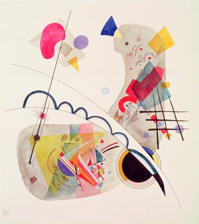 Grave Forme, 1922 door Wassily Kandinsky